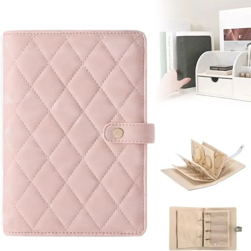 Portable Jewelry Organizer Binder Book