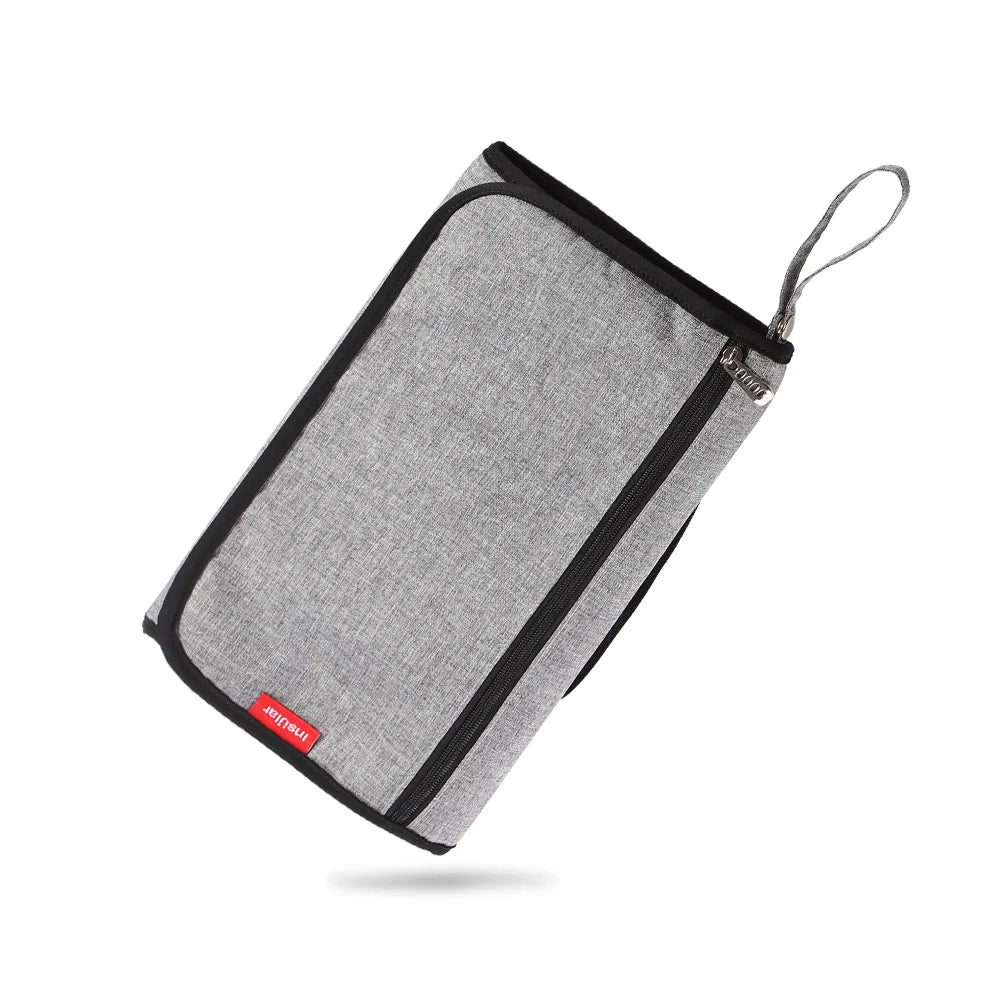 2-in-1 Portable Baby Changing Mat – Waterproof Foldable Diaper Changing Pad
