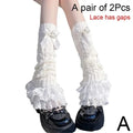 Women's Ruffled Knit Leg Warmers – Lace Bow Boot Socks
