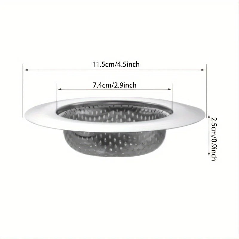 Stainless Steel Kitchen Sink Strainer – 2PCS Drain Filter Basket