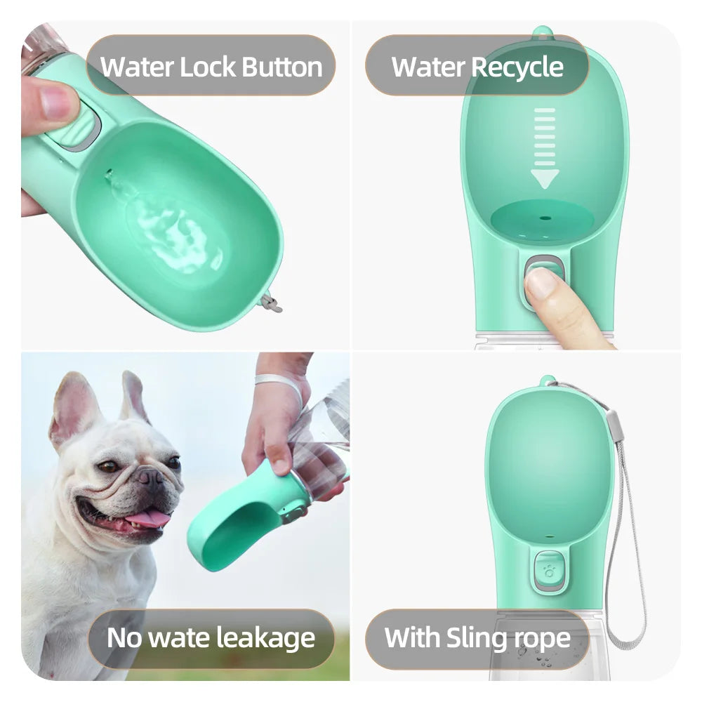 Portable Leak-Resistant Dog Water Bottle