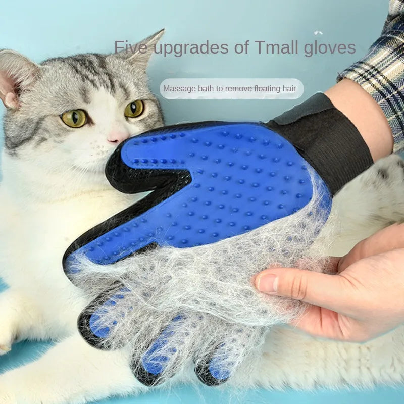Silicone Pet Grooming and Bath Massage Glove