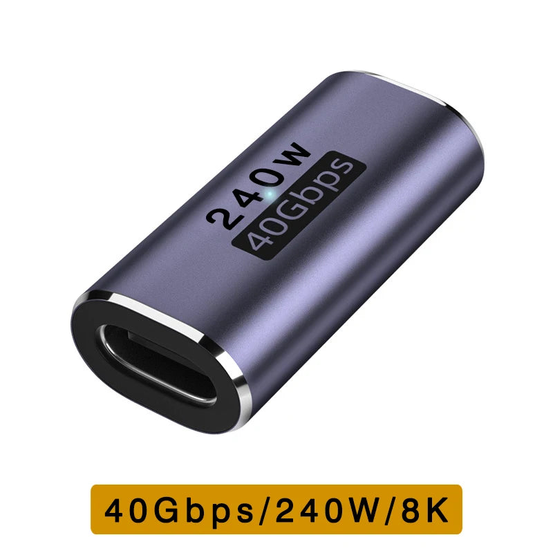 USB4 40Gbps USB-C Adapter Thunderbolt 3/4 240W