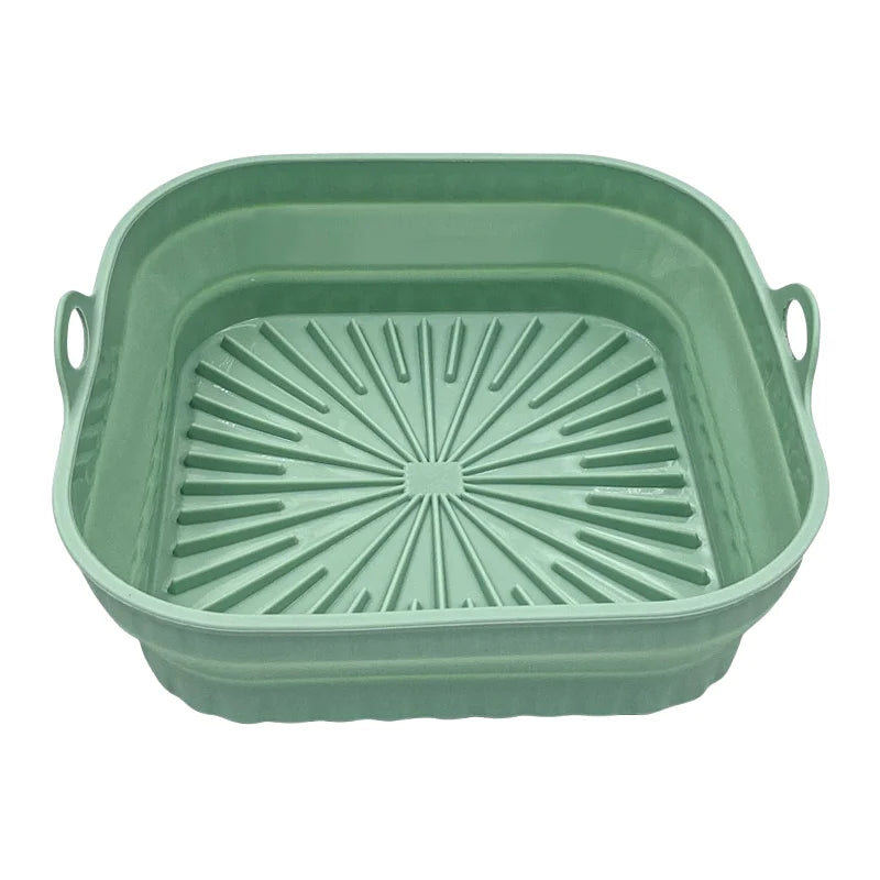 Foldable Silicone Air Fryer Liner – Reusable Baking Tray