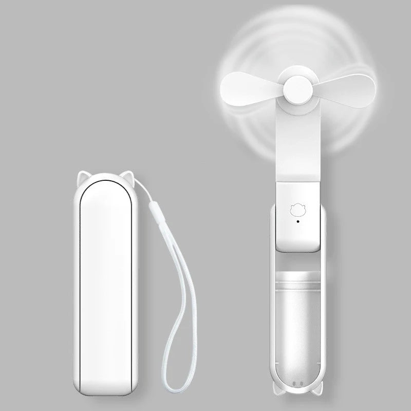 Rechargeable 3-Speed Foldable Mini Handheld Fan
