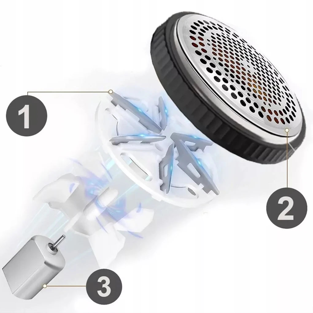 Rechargeable Electric Lint Remover – Portable Fabric Shaver