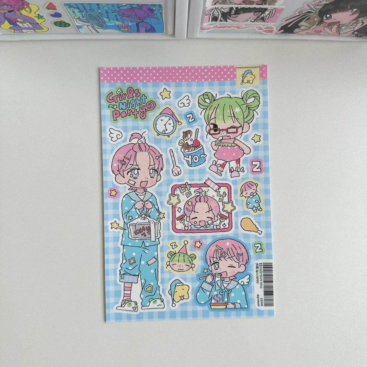 Cute Korean Cartoon Character Decorative Stickers