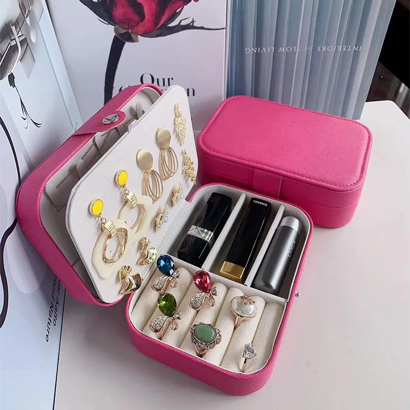 Clear Lid Jewelry Organizer & Storage Box