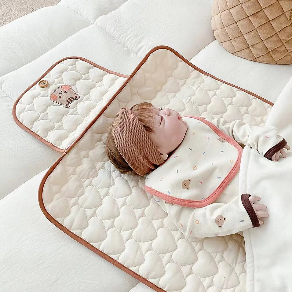 Portable Foldable Baby Diaper Changing Mat – Travel Changing Pad