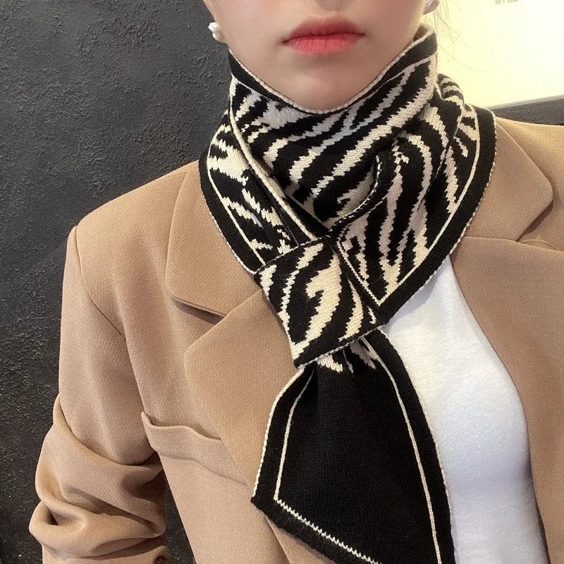 Women's Versatile Knitted Winter Scarf – Soft Classic Wrap
