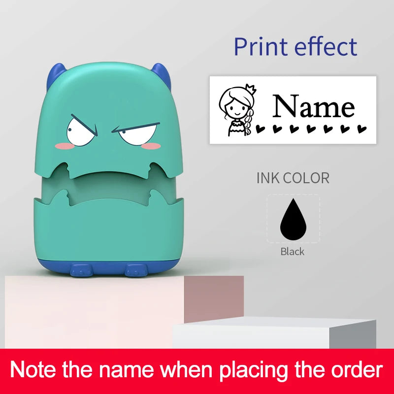 Personalized Baby Name Stamp Kit – Reusable Clothing & Fabric Name Marker