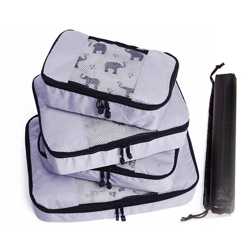 Travel Compression Packing Cubes – Luggage Organizer Bags