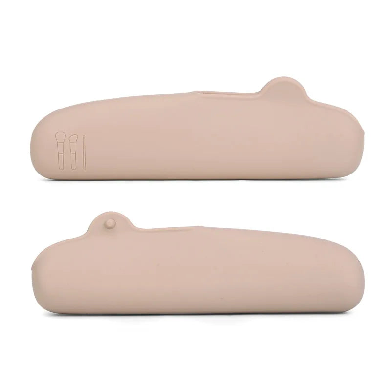 Large Travel Makeup Brush & Sponge Holder Case