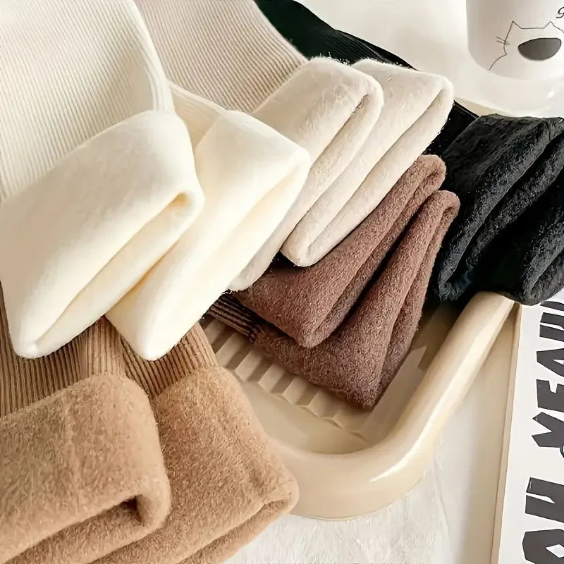 5/10 Pairs Women's Warm Winter Socks – Soft Cozy Everyday Socks