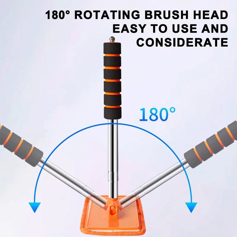 Car Windshield Cleaning Brush – Telescopic Long Handle Glass Cleaner