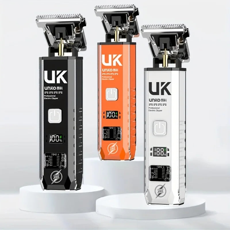 Professional Cordless Hair Clipper, Rechargeable Electric Hair Trimmer