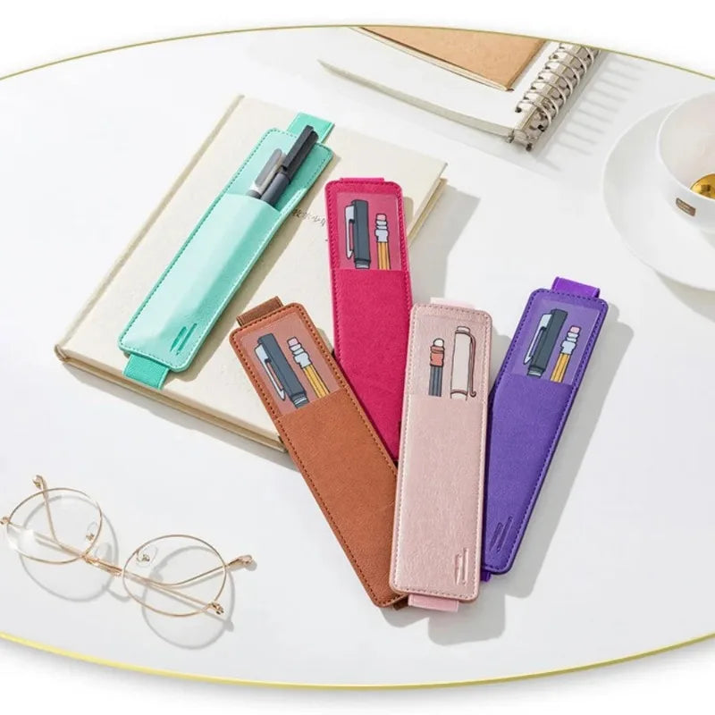 Elastic Pen Holder Pouch for Notebook & Journal