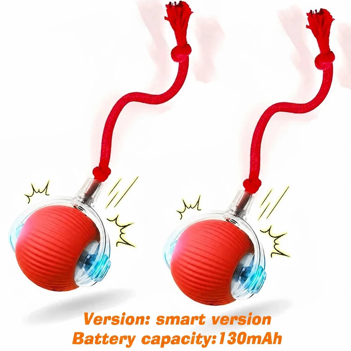 Rechargeable Automatic Rolling Interactive Dog Ball