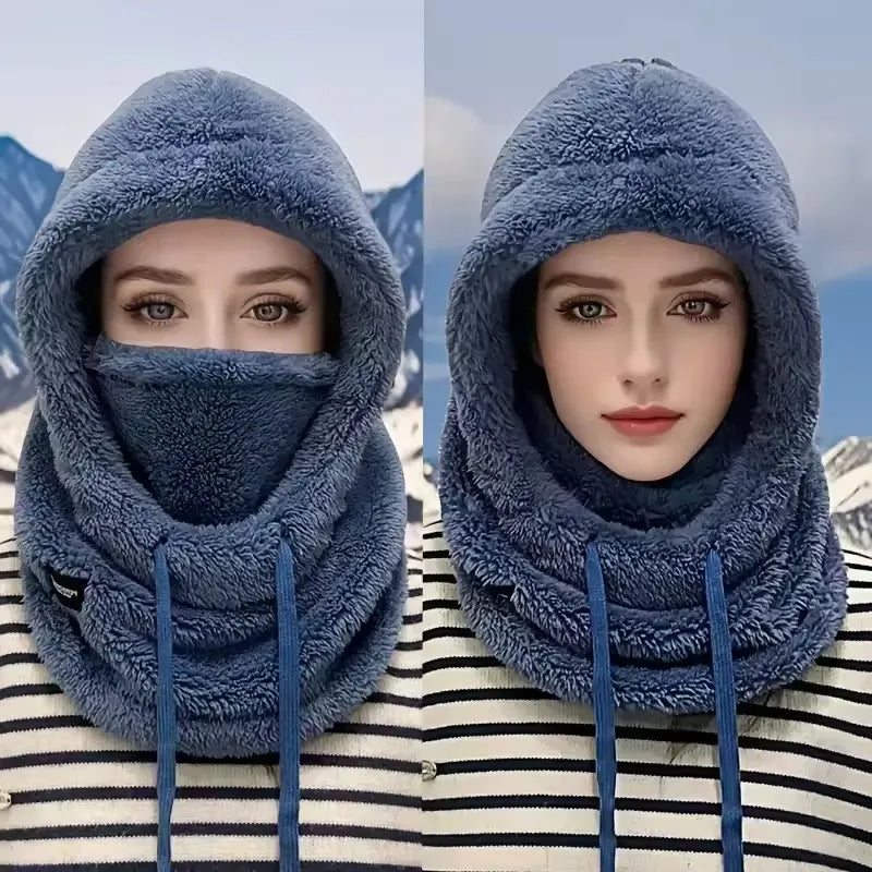 Women's Warm Thermal Balaclava – Windproof Winter Ski Hood
