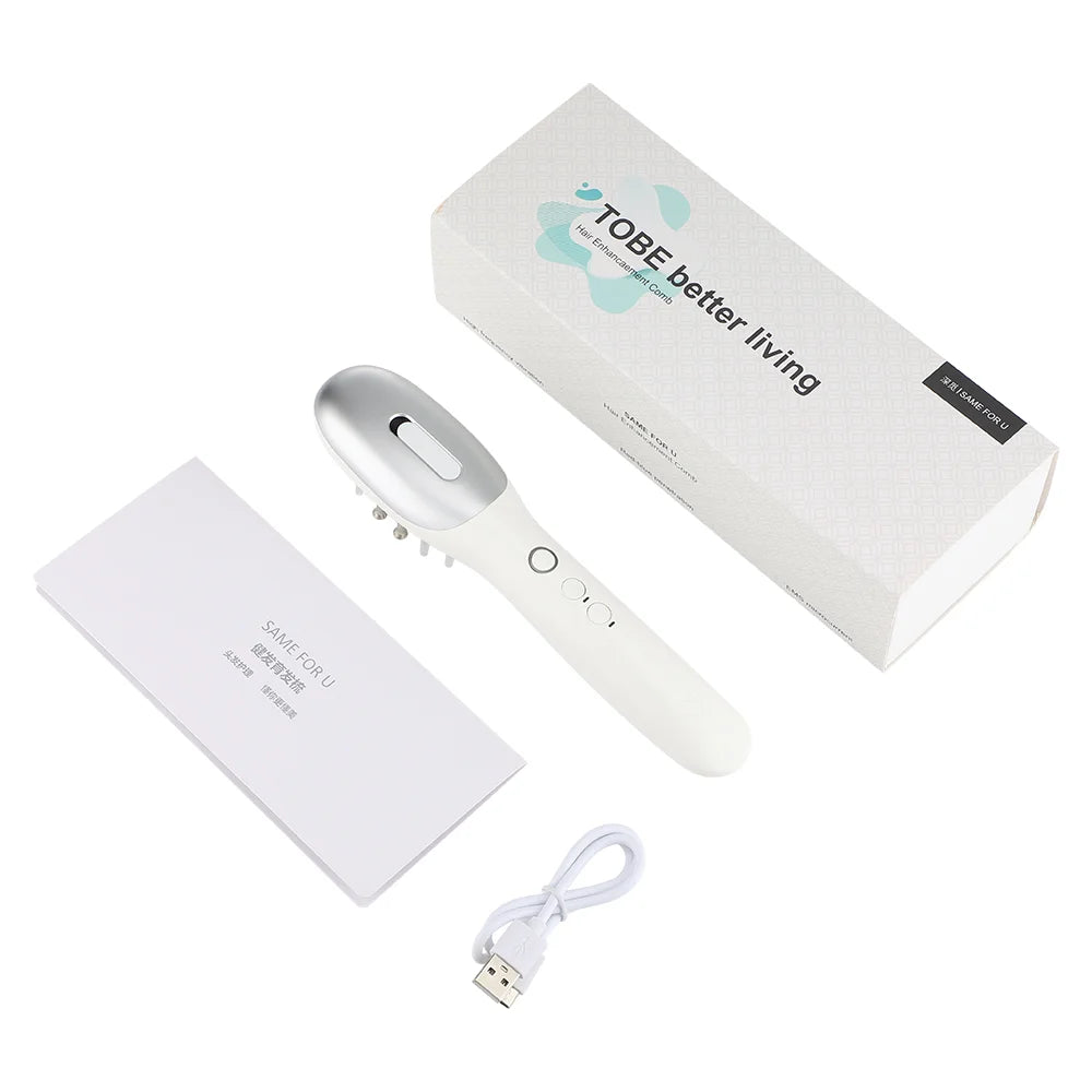 Electric Red Light Scalp Massager Comb
