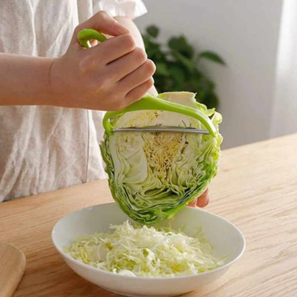 Handheld Cabbage & Vegetable Slicer – Stainless Steel Kitchen Grater