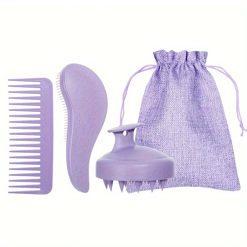 Soft Silicone Scalp Massager & Shampoo Brush