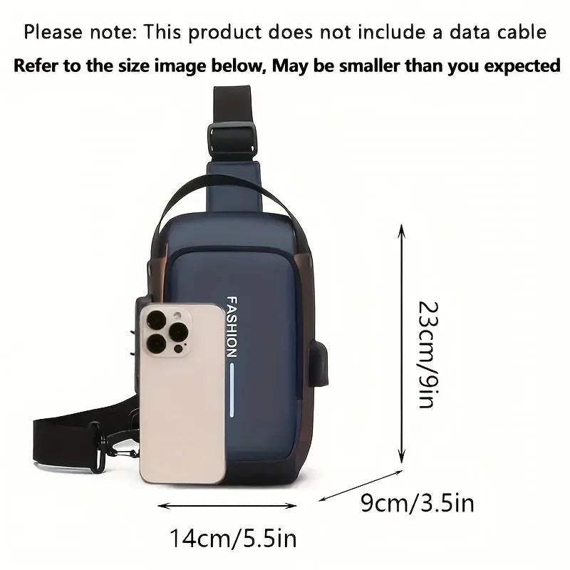 Unisex Mini Sling Crossbody Chest Bag