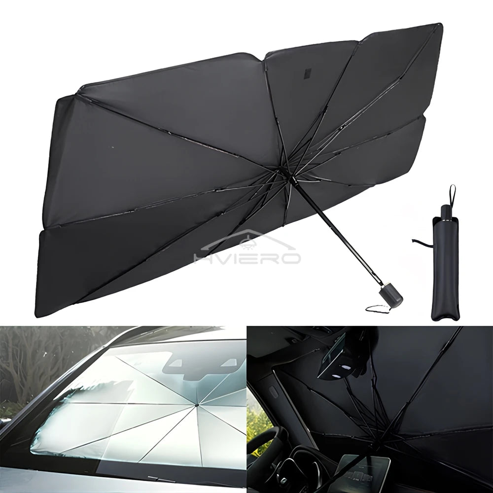 Foldable Car Windshield Sunshade – UV & Heat Protection Cover