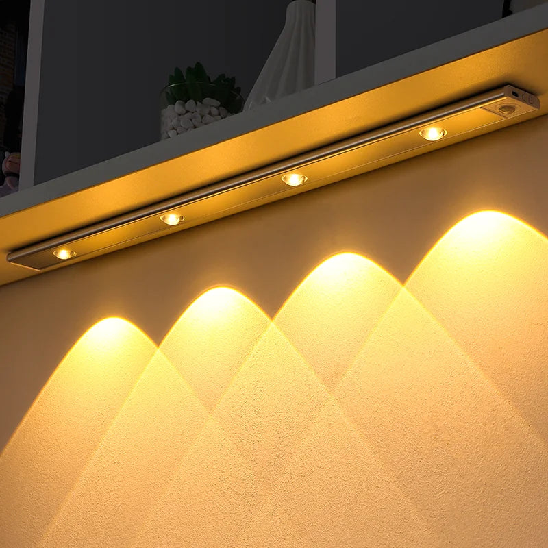 Rechargeable Motion Sensor LED Bar Light – Wireless Under Cabinet Lamp