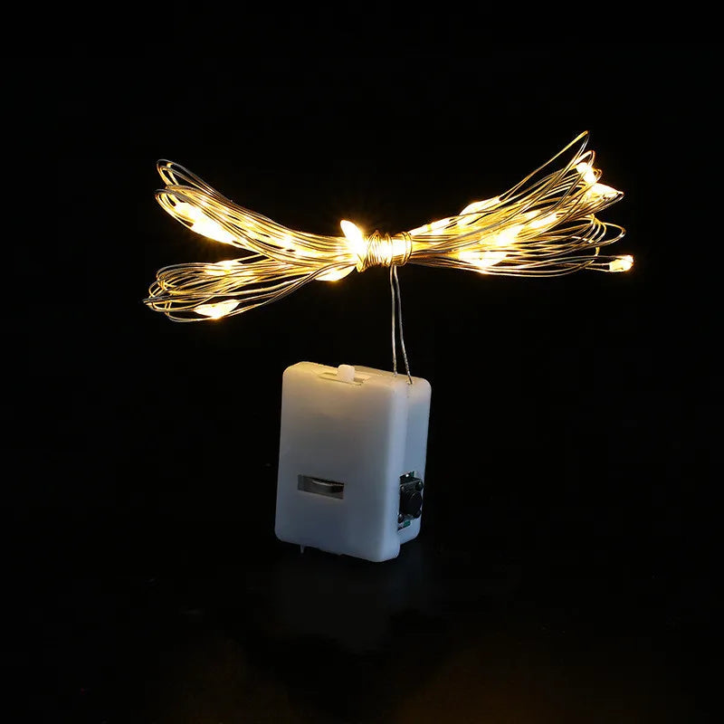 Battery Powered LED Fairy String Lights – Christmas & Holiday Decor