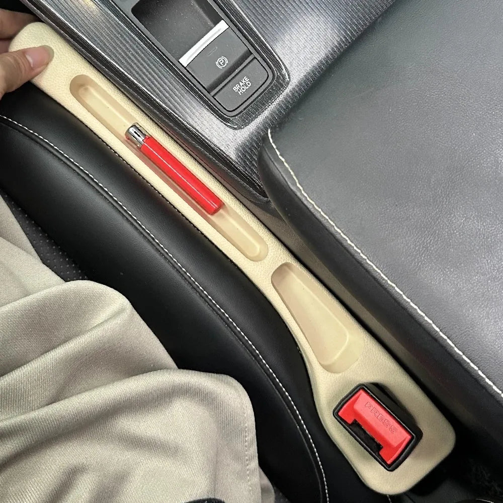2PCS Car Seat Gap Filler Organizer with Storage Slot