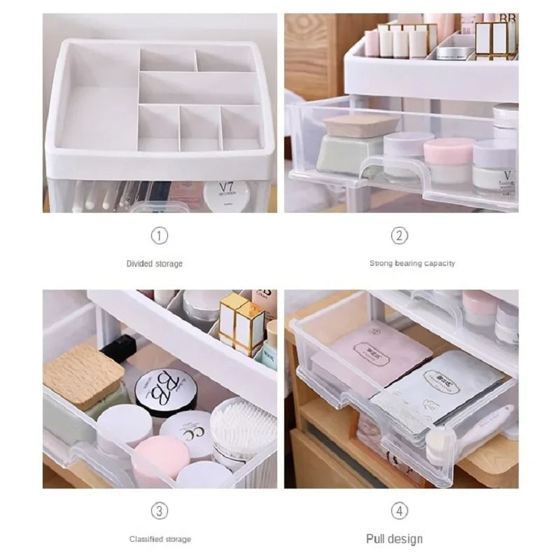 Makeup Organizer with Drawers for Cosmetics & Skincare