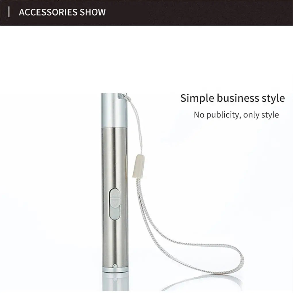 USB Rechargeable 3-in-1 Pointer Light – Portable Flashlight & UV Light