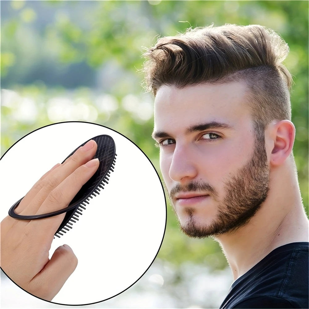 Pocket Hair & Beard Brush for Men