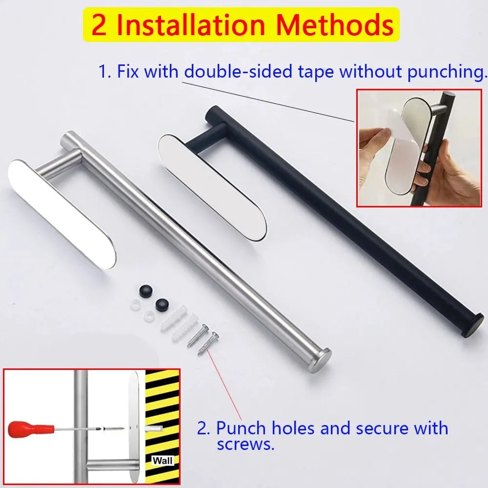 Adhesive Under Cabinet Paper Towel Holder