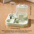 2-in-1 Automatic Pet Feeder & Water Dispenser for Dogs and Cats