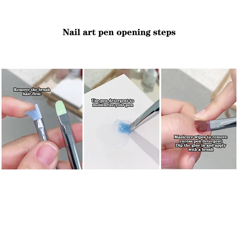 Fine Detail Nail Art Brush Set for Precision Nail Design