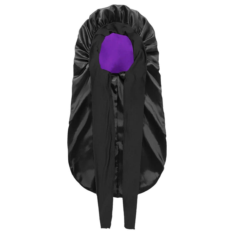Women's Extra Long Satin Hair Bonnet – Elastic Sleep Cap