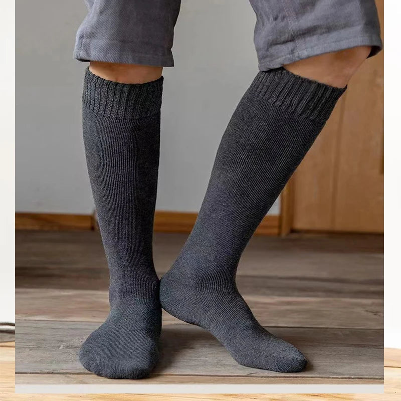 Men's Thermal Knee High Socks – Warm Winter Long Socks