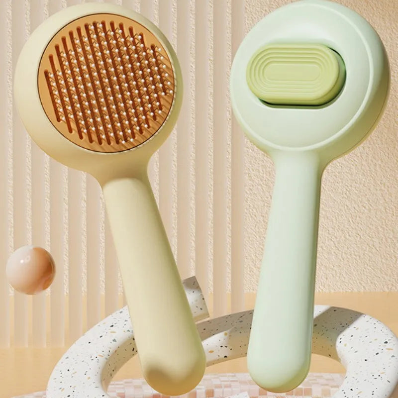 Self Cleaning Cat Brush – Pet Hair Removal Grooming Comb