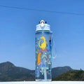 750ml Kids Water Bottle with Straw & Silicone Sleeve
