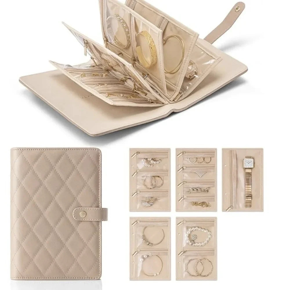 Portable Jewelry Organizer Binder Book