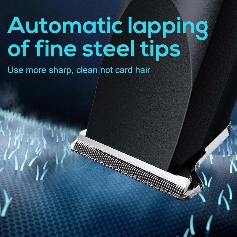 USB Rechargeable Electric Hair Clipper with Adjustable Cutting Head