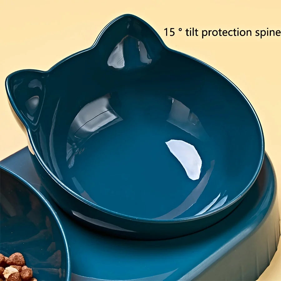 3-in-1 Pet Food and Water Bowl Set with Automatic Water Dispenser