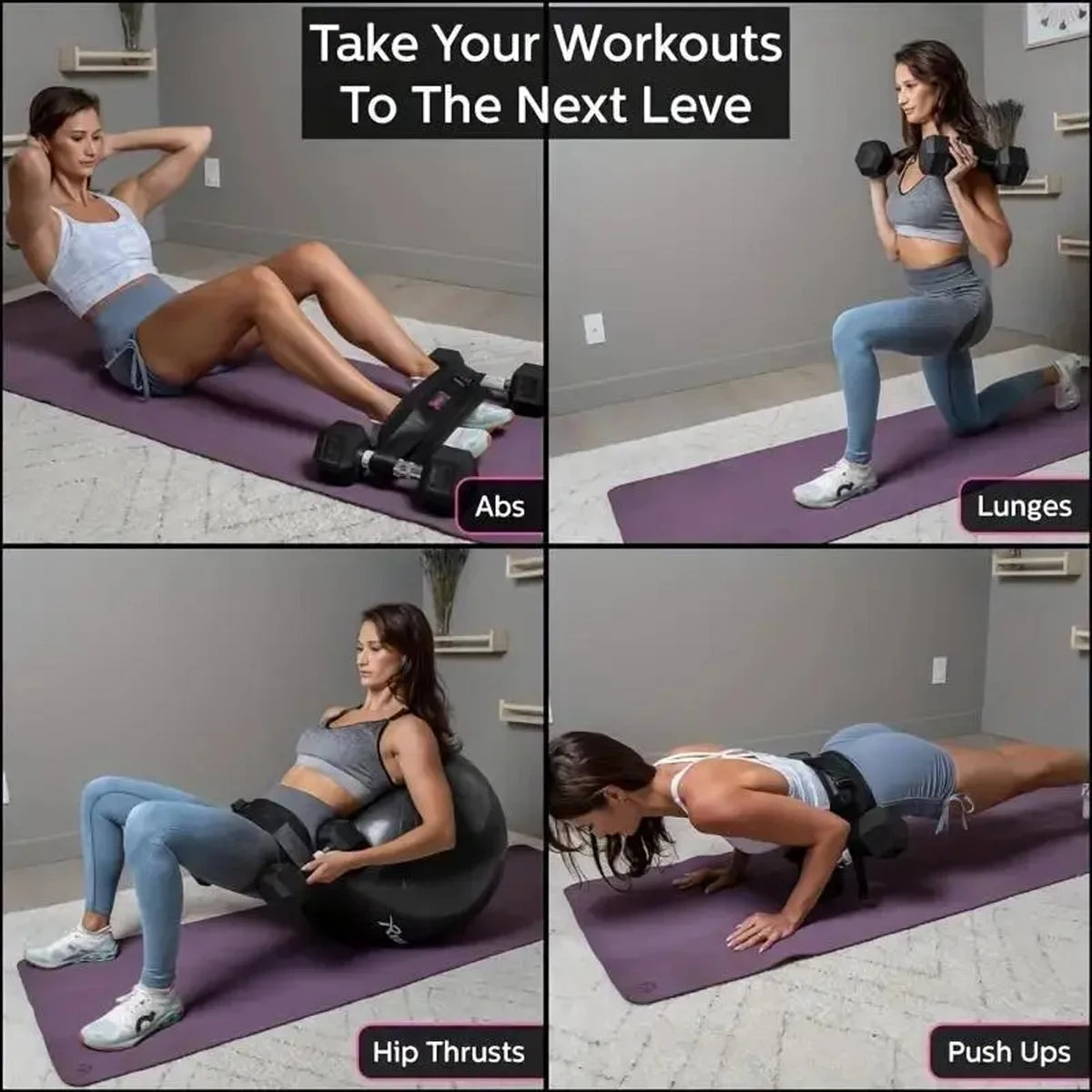 Adjustable Hip Resistance Training Belt – Home Workout Fitness Equipment