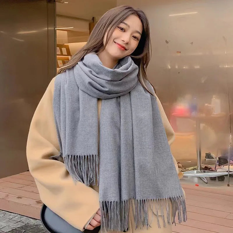 Women's Elegant Winter Scarf – Soft Warm Long Shawl