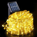 Solar LED Rope String Lights – Outdoor Christmas & Garden Decor