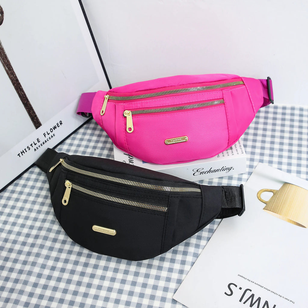 Women's Multi-Pocket Sports Waist Bag Fanny Pack