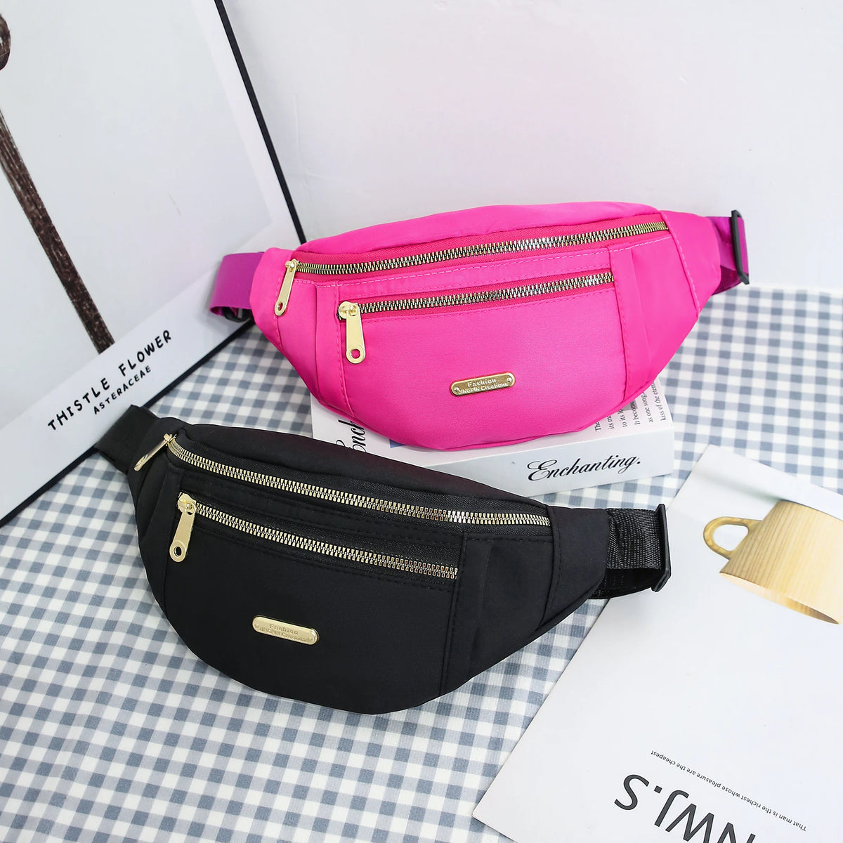 Women's Multi-Pocket Sports Waist Bag Fanny Pack