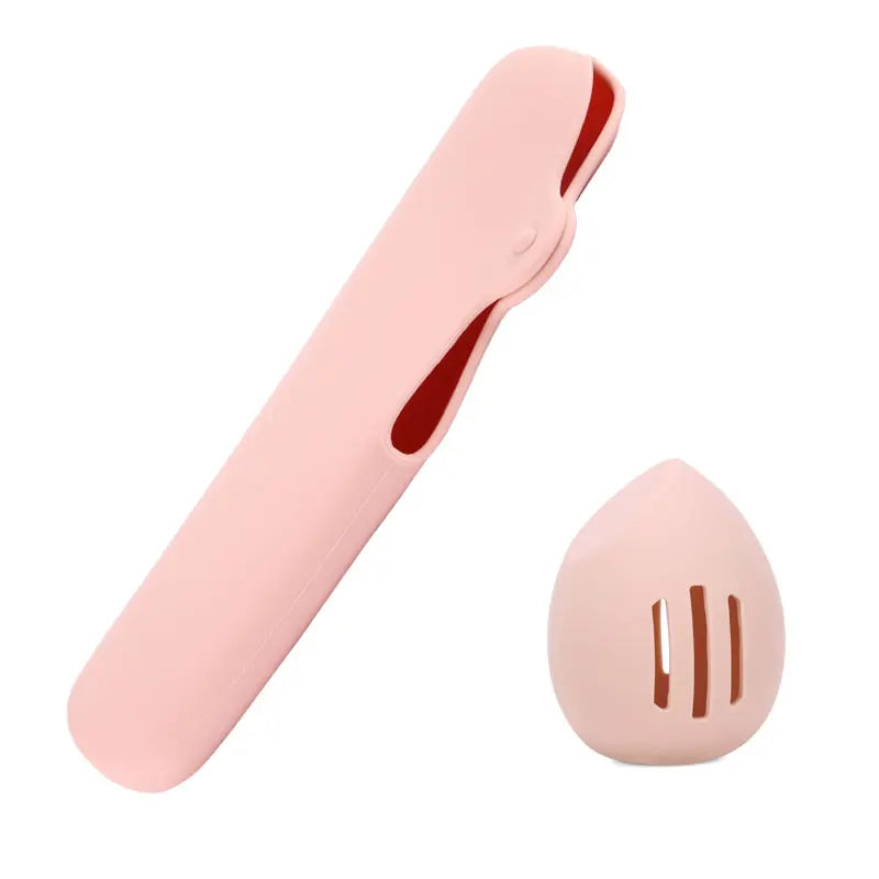 Large Travel Makeup Brush & Sponge Holder Case
